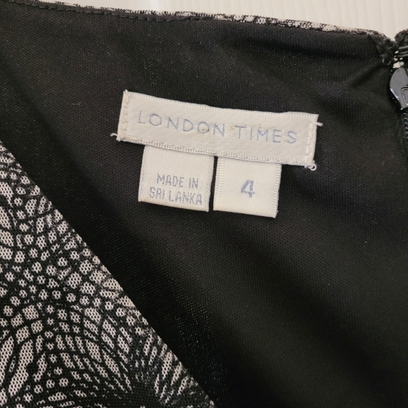 Stunning London Times Dress! LIKE NEW!! Size 4 - Picture 12 of 12